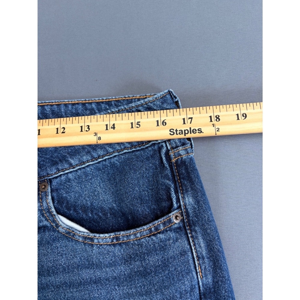Levis Superlow Bootcut Jeans Womens 30x32 Medium Wash Blue Denim A7498-0008 - Picture 10 of 15